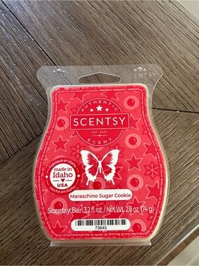 Scentsy Maraschino Sugar Cookie Wax Bar Cherry Bakery Scent